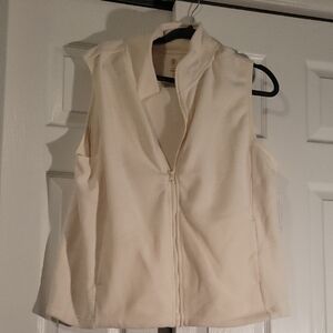 Mono B Cream Vest